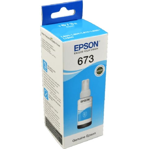 Tusz Epson T6732 Cyan do drukarek (Oryginalny) [70 ml]